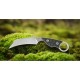 Ніж фіксований туристичний Ruike FS68, (8.6 см) 14C28N / G10 чорний