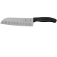 Нож кухонний Victorinox SwissClassic Santoku Fluted, 17 см, черный, подар. кор.