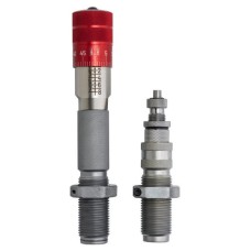 Hornady Match Grade Bushing Die Set 338 Lapua Mag - Матчевий набор матриц (бушинговая фул-сайз и посадочная с центровкой и микрометром)