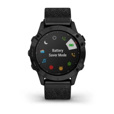Смарт-часы Garmin fenix 6 Pro Sapphire с черным нейлоновым ремешком