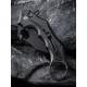 Ніж складаний кишеньковий Civivi Incisor II, (5.1 см) Nitro-V / Aluminum чорний