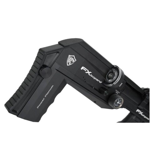 Пневматическая редукторная винтовка FX Airgun Leopard Black Sniper Bottle .177 кал