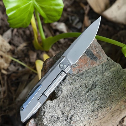 Нiж складний Bestech Knife SHOGUN Grey BT1701A