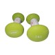 Гантелі вінілові пара LiveUp VINYL DUMBBELL EGG HEAD