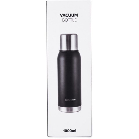Термос Naturehike Q-9H NH19SJ010, 304 сталь, 1.0 л, чорний