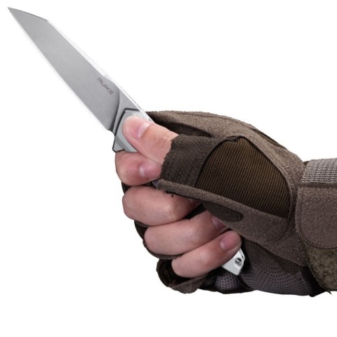 Ніж складаний туристичний Ruike P831S-SA, (8.5 см) 14C28N / 3cr14n сірий