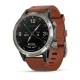 Смарт-часы Garmin D2 Delta с коричневым кожаным ремешком для авиаторов