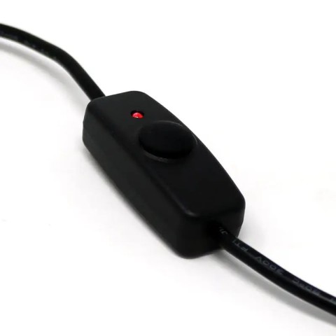 Кабель USB Type-C для Raspberry Pi 4 з вимикачем 1.5м (102509)