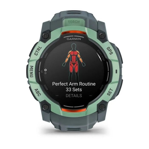 Смарт-годинник Garmin Instinct 3 (50 мм) AMOLED неотропік/сутінковий