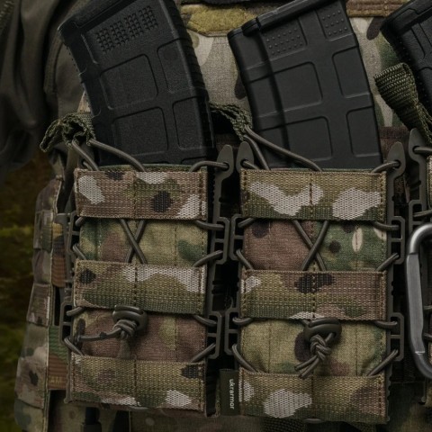 Підсумок Ukrarmor одинарний(пластиковий) для магазину АК/AR Мультикам