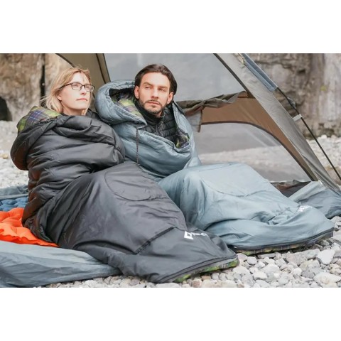 Спальный мешок KingCamp Sevan 250 Comf +12°C / Lim +7°C / Extr -3°C Grey