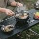 Стіл для барбекю сталевий Naturehike CNK2350CF018, чорний