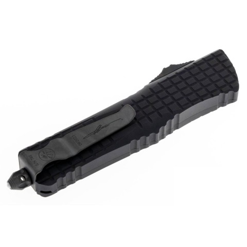 Ніж Microtech Combat Troodon Delta OTF, fluted DLC, чорний
