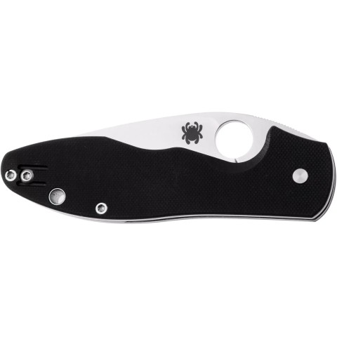 Нож Spyderco Retract 9Cr18MoV, G-10, Plainedge black