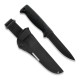 Нож Peltonen M07, покрытие cerakote black, черный, черный композитный чехол