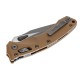 Нож Microtech Amphibian Ram-Lock, клинок Apoc Fluted, рукоять tan G10