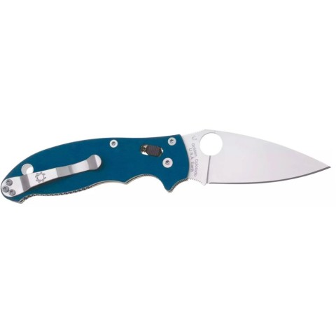 Ніж Spyderco Manix 2, CPM SPY27, G-10 cobalt blue