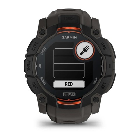 Годинник-навігатор Garmin Instinct 3 Solar 50мм Black with Charcoal 010-02935-00
