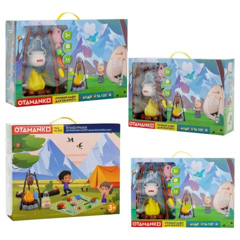 Ігровий набір OTAMANKO для кемпінгу «Мандруй та готуй» , 34 елементи