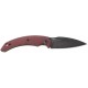 Нож Fox Honos Black Blade G10, ц:burgundy