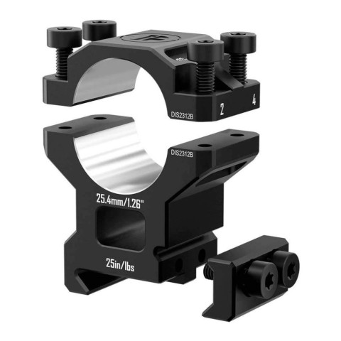 Кільця Discovery 6061 For Picatinny 1inch(25.4mm) 1.26in DGPR2-25.4-1.26-61 (M240602)
