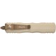 Нож Microtech Dirac, D/E Burnt Bronze Standard champagne