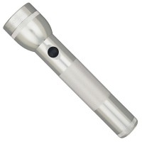 Фонарик Maglite 2D (серебристый) в коробке