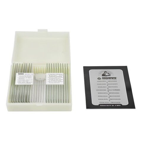 Набір мікропрепаратів KONUS Зоологія: Найпростіші (10 шт.)