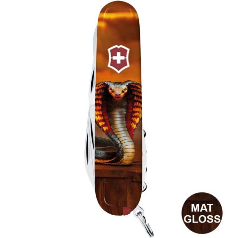 Ніж Victorinox Climber Zodiac 91мм,14функ ,Полум'яна кобра