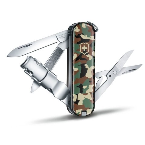 Ніж Victorinox NailClip 580 лезо 65мм,8функ,камуфляж