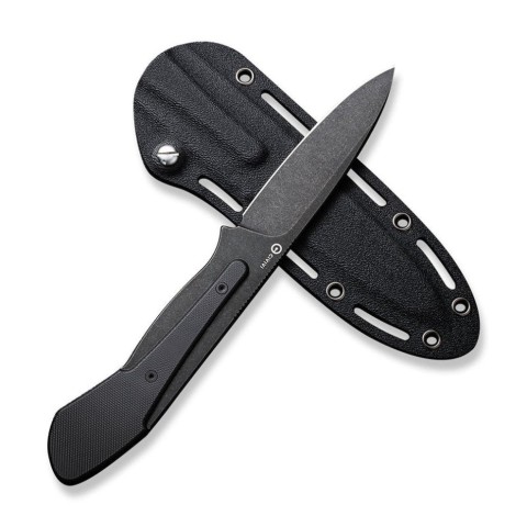 Ніж фіксований тактичний Civivi Varius, (9.5 см) D2 / G10 чорний