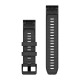 Ремешки для часов Garmin QuickFit 22 силиконовые графитовые