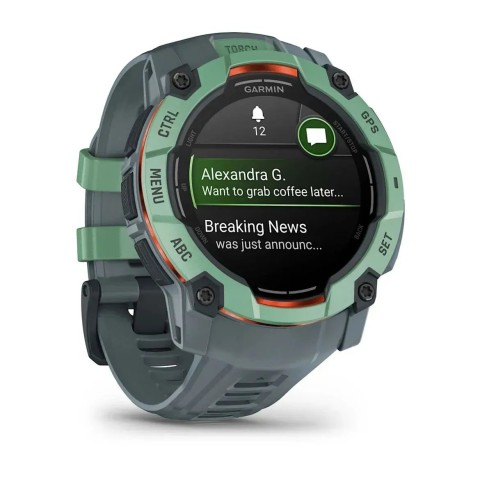 Смарт-годинник Garmin Instinct 3 (50 мм) AMOLED неотропік/сутінковий