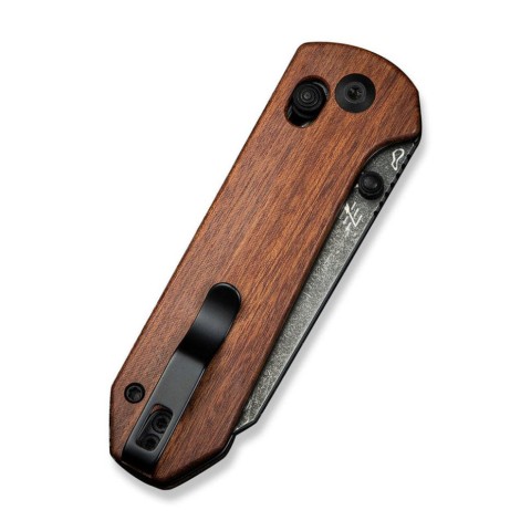 Ніж складаний кишеньковий Civivi Yonder, (7.3 см) Damascus / Guibourtia Wood