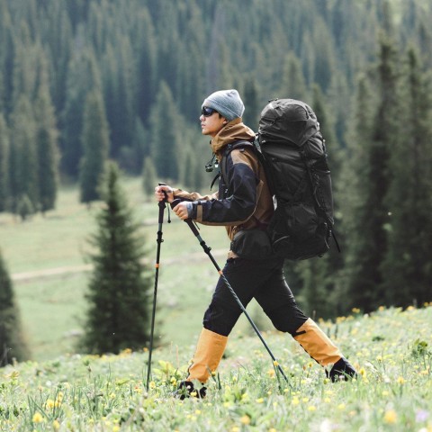 Рюкзак туристичний Naturehike Helium CNK2450XB014, 70 л, чорний, M