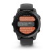 Смарт-годинник Garmin fenix E (47 мм) сланцево-сірий нержавіюча сталь/чорний