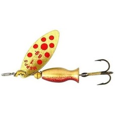 Блесна Mepps Aglia Long Heavy №1 8.0g Gold Red Dots