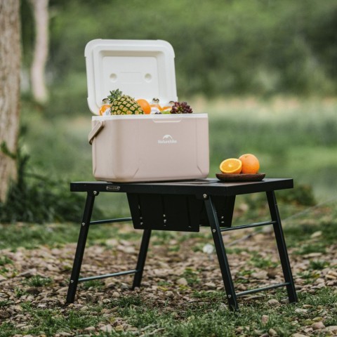 Стіл для барбекю сталевий Naturehike CNK2350CF018, чорний