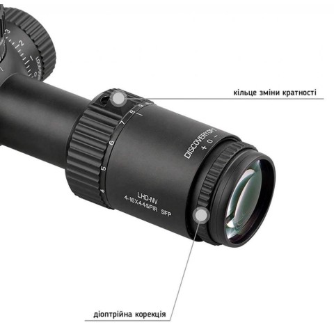 Прицел оптический Discovery Optics LHD-NV 4-16x44 SFIR SFP 30 мм с подсветкой
