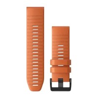 Ремешки для часов Garmin QuickFit 26 силиконовые, янтарно-оранжевые