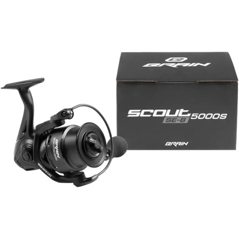 Котушка Brain Scout SE-B (new logo) 5000S 8+1BB 4.9:1 Black