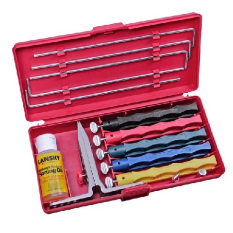 Точильна система Lansky Deluxe 5 каменів