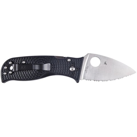 Ніж Spyderco Lil Temperance 3 Lightweight, серрейтор black