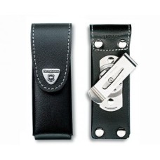 Чехол поясной Victorinox кожаный с клипсой (111 мм, 2-4 слоя)