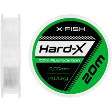 Флюорокарбон X-Fish Hard-X 20m (clear) 0.55mm 14.00kg