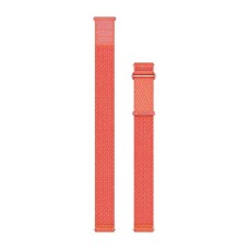 Швидкозмінні ремінці Garmin ComfortFit тканинні (20 мм) коралові/червоно-рожеві