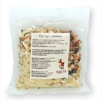Кус-кус з овочами  Happy Elk прозора упаковка