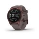 Смарт-годинник Garmin fenix 7S Sapphire Solar темно-бронзовий титановий з глиняно-сірим ремінцем