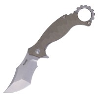 Ніж складаний кишеньковий Ruike P881-W, (7.6 см) 14C28N / G10 бежевий