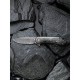 Ніж складаний кишеньковий Civivi Elementum, (7.5 см) Damascus / Carbon Fiber сірий